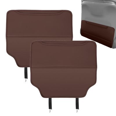 Kick Mat Backseat Protectors, 2 Waterproof Car Seat Covers with Pockets