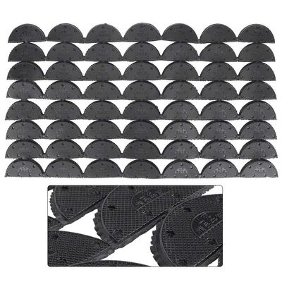 Shoe Repair Kit, 56-Piece Wear-Resistant Anti-Slip Rubber Heel and Toe Plates