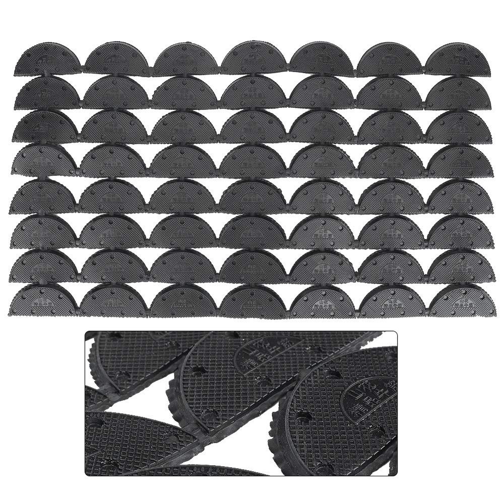 Shoe Repair Kit, 56-Piece Wear-Resistant Anti-Slip Rubber Heel and Toe Plates