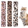Catnip Pillow for Cats, Soft Plush Chew Toy with Leopard Print view 1
