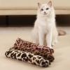 Catnip Pillow for Cats, Soft Plush Chew Toy with Leopard Print view 2