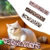 Catnip Pillow for Cats, Soft Plush Chew Toy with Leopard Print view 3