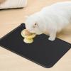 Non-Slip Waterproof Raised-Edge Pet Feeding Mat view 2
