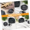 LABRIMP Reptile Feeding Set with Water and Food Bowls, Curved Feeding Tongs and Two Bowls view 3
