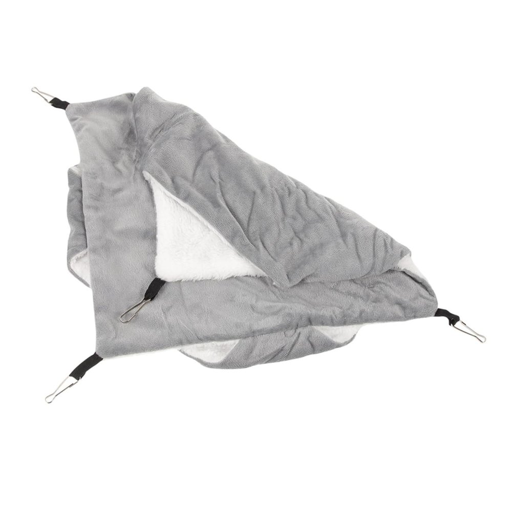 Toddmomy Comfortable Double-Layer Pet Hammock Made of Lint for Hamsters