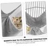 Toddmomy Comfortable Double-Layer Pet Hammock Made of Lint for Hamsters view 3