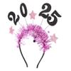 FOYTOKI New Year's Headband with Glitter Stars view 1