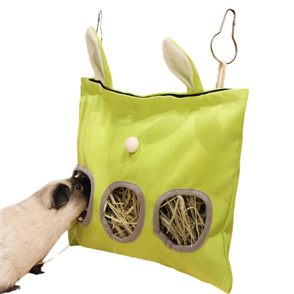 Qfdiwr Hay Feeder Bag - 30x35 cm