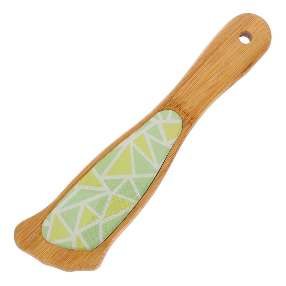 VICASKY Manual Foot File with Bamboo Handle, Portable Pedicure File for Callus Removal and Exfoliation
