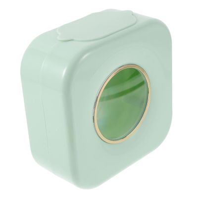 TINEASUR Wall-Mounted Plastic Storage Box for Cling Film, Green