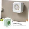 TINEASUR Wall-Mounted Plastic Storage Box for Cling Film, Green view 3