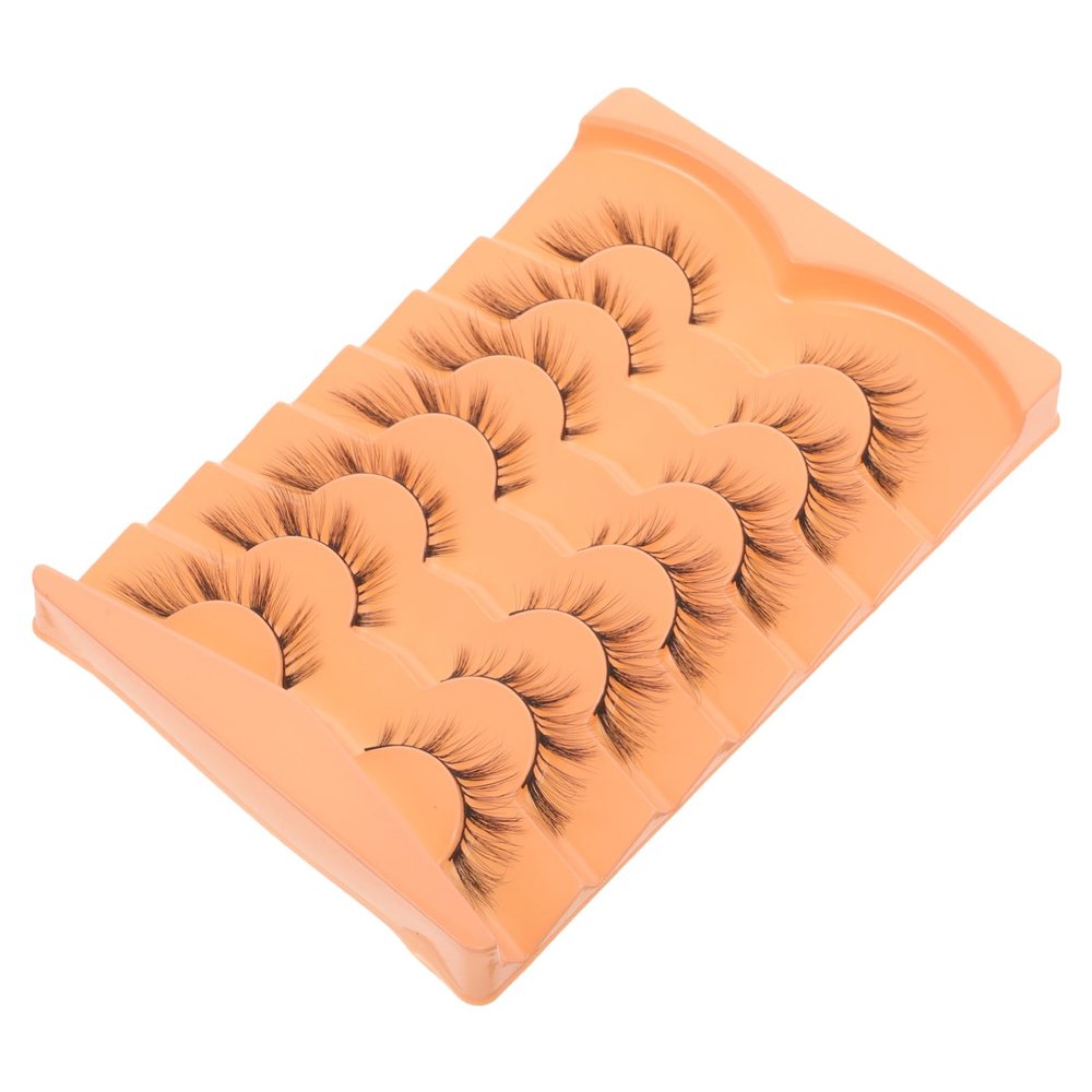 FOMIYES 7 Pairs Fox-Eye False Eyelashes for a Natural Look
