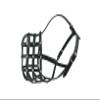 L&J Pets UK Premium Leather Muzzle for Rottweilers & Mastiffs, Adjustable, Black (R4) view 2