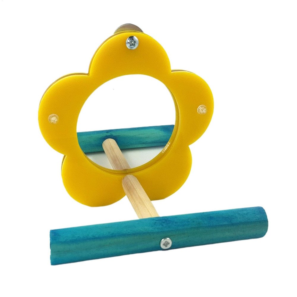 Bird Cage Mirror for Parrots and Budgies