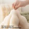 Plush Cat and Dog Blanket, Non-Slip, Light Yellow, 50 x 70 cm view 2