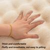 Plush Cat and Dog Blanket, Non-Slip, Light Yellow, 50 x 70 cm view 3