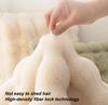 Fuzzy Cat & Dog Blanket, Non-Slip Flannel Pet Mat, Light Yellow, 90 x 120 cm view 2