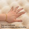 Fuzzy Cat & Dog Blanket, Non-Slip Flannel Pet Mat, Light Yellow, 90 x 120 cm view 3