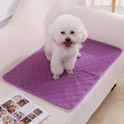 Mateju Reusable Puppy Pad, Washable Dog Training Pad, Purple, M 60 x 45 cm