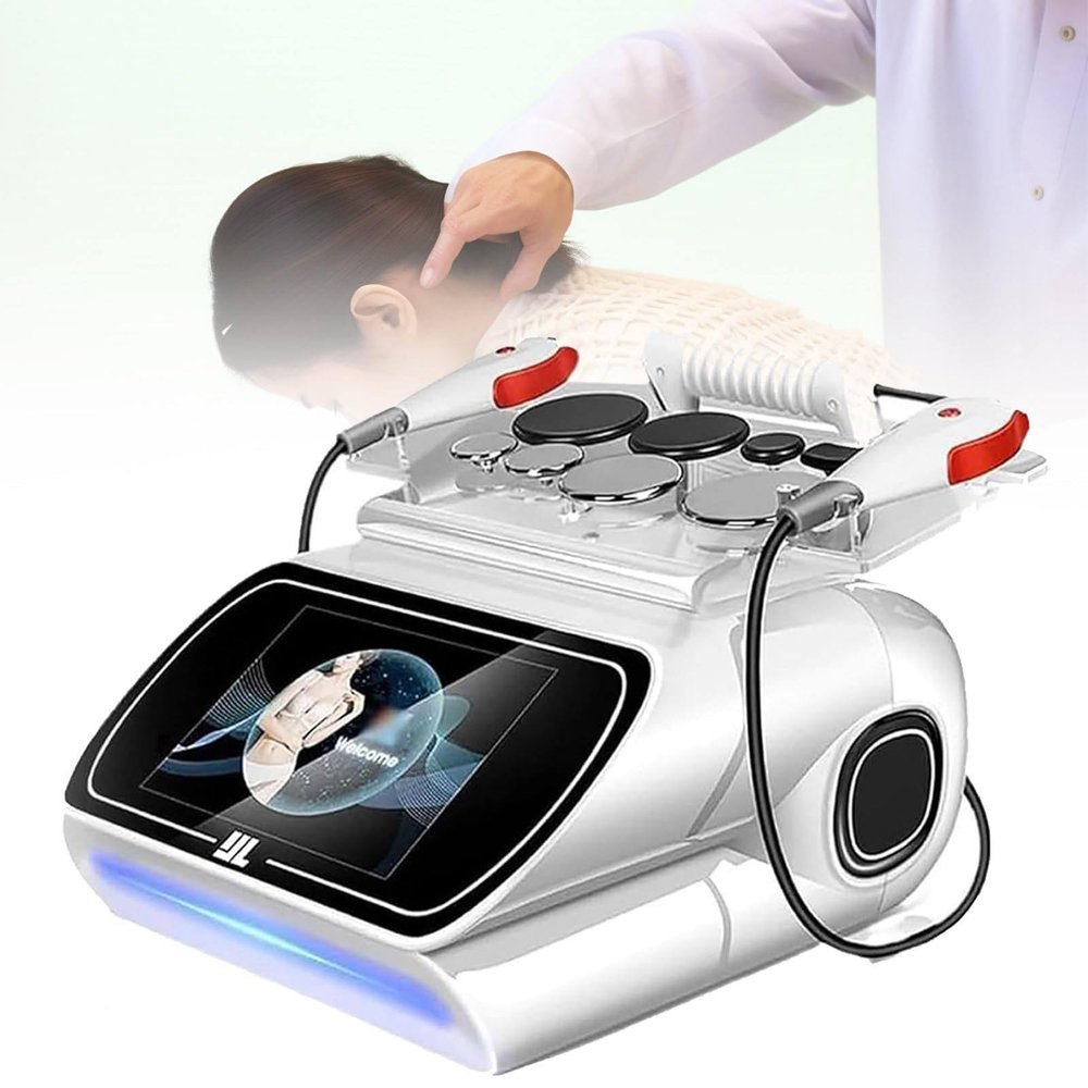 YLANMEI 448 kHz Diathermy Device for Electrical Body Contouring Therapy, RET CET Penetrating Body Slicer with Touchscreen for Skin Tightening in Beauty Salons