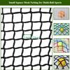BZPOVB Knotless Playground Safety Rope Net, Balcony and Stair Railing Barrier, Multicolor, 6.5 x 13.1 ft (2 x 4 m) view 3