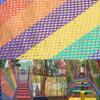 BZPOVB Knotless Playground Safety Rope Net, Multicolor, 3.2 x 19.6 ft (1 x 6 m) view 1