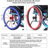 Non-Slip, Wear-Resistant Wheelchair Push Rim Covers for 22/24-Inch Rear Wheels view 2