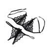Generic Leather Lingerie Set for Women: Sexy Babydoll, Lace Negligee, Ribbed Brazilian Briefs and Bra view 1