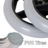 GZKDKZB 2-Pack Wheelchair Replacement Caster Wheels, Gray, 7 in (17 cm) view 2