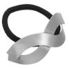 Silver Alloy Hair Tie for Women, Elastic view 1