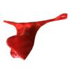 VIYOLI Latex Rubber Thong with T-Back and Large 3D Pouch, Men's Shorts, Handmade Underwear, Red, XS view 2