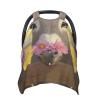 Baby Car Seat Cover with Donkey and Flower view 1