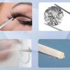 Eyelash Extension Tweezers, Stainless Steel Precision Eyelash Curler and Applicator, Hair Removal Clip, Beauty Tools for Electronics and Jewelry Making view 4