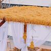 pujindu Artificial Thatch Roll DIY Straw Roof Decor for Patio, Beach, Tiki Bar, and Garden (39.4 x 118 in) view 2