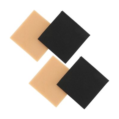 GOOHOCHY Tuli Non-Slip Rubber Heel Pads, Cuttable, Wear-Resistant, Quiet, 4-Piece Set for High Heels