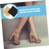 GOOHOCHY Tuli Non-Slip Rubber Heel Pads, Cuttable, Wear-Resistant, Quiet, 4-Piece Set for High Heels view 3