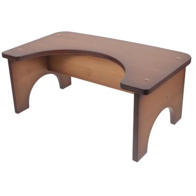 Bamboo Bathroom Stool and Toilet Footstool for Adults
