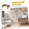 Bamboo Bathroom Stool and Toilet Footstool for Adults view 3