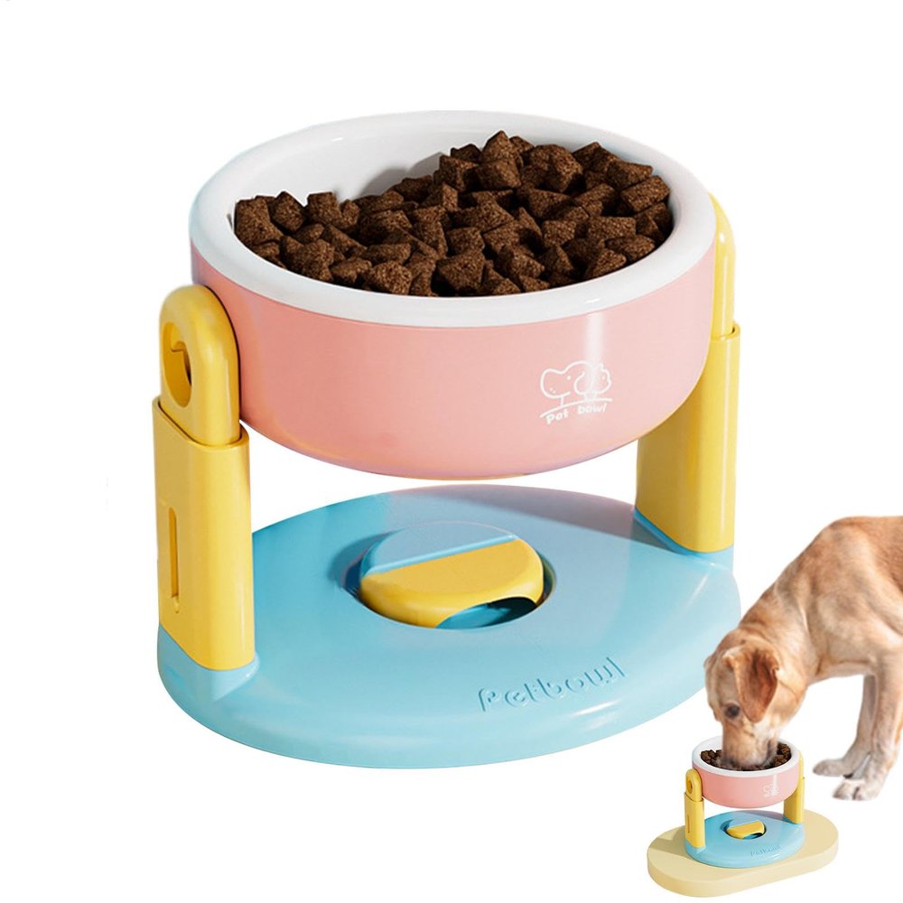 Elevated, Inclined Food Bowl for Cats and Pets