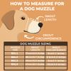 L&J Pets UK Biothane Muzzle for Staffy, Black (BXAS1) view 2