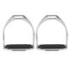 Iron Stirrup with Rubber Pad for English Saddles view 1