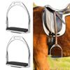 Iron Stirrup with Rubber Pad for English Saddles view 2