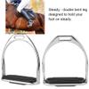 Iron Stirrup with Rubber Pad for English Saddles view 4