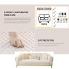 Fuzzy Sofa Cover for Pets - Non-Slip Plush Couch Protector view 3