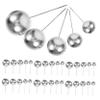 TINEASUR 108-Piece Silver Mini Ball Cake Decorations with Foam and Wire for Birthdays, Dessert Tables, and Family Celebrations view 1