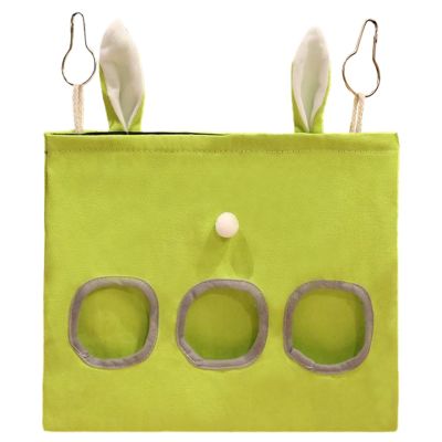 Hanging Hay Bag with Rabbit Design