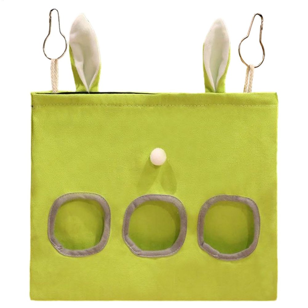 Hanging Hay Bag with Rabbit Design
