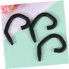 Healvian 20-Pack Black Silicone Mask Ear Saver Hooks with Adjustable Ear Loops view 3