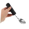 Healeved 4-Piece Stainless Steel Adaptive Utensil Set with Non-Slip Handles for Seniors view 4