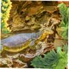 BESPORTBLE 3-Piece Artificial Reptile Plants, Plastic, Natural-Looking, Easy to Install view 2